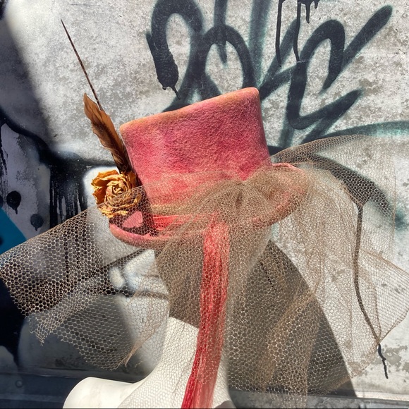 ROSES & RUST Custom Vintage Top Hat - Picture 4 of 16